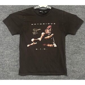 The Notorious B I G Graphic‎ T Shirt Men's Size M Black Hip Hop Rap Tee
